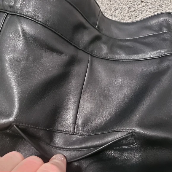 High Waisted Faux Leather Pants - Picture 10 of 10